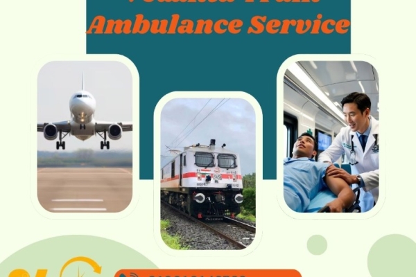 Book Vedanta Train Ambulance Service in Ernakulam under the Doctor Assistance Team