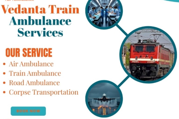 Vedanta train ambulance carefully arranges scheduled transportation for patients in Jammu