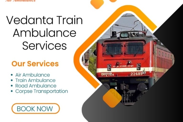 Call Vedanta Train Ambulance Services to relocate your injured loved ones in Bhilai