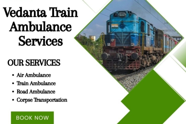 Vedanta has come to provide systematic transportation through a train ambulance in Siliguri