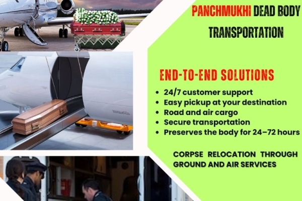 Avail Our Panchmukhi Mortuary Box Body Transfer Service by Air Cargo in Hyderabad