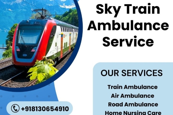 Sky Train Ambulances in Dibrugarh offers life saving medical features during journey