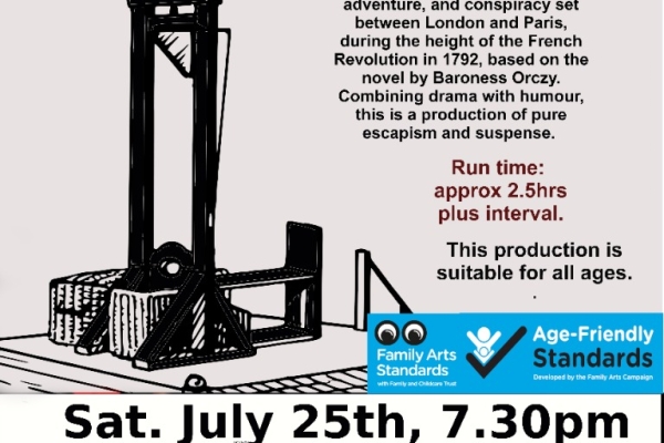 The Scarlet Pimpernel - Buckfastleigh Town Hall - theatre period drama