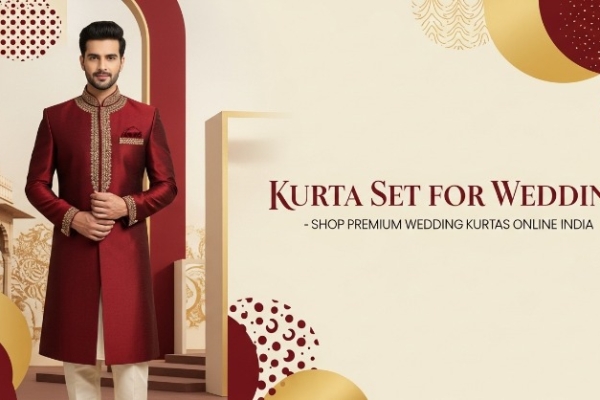 Wedding Kurta for Men – Premium Kurta Pajama Sets Nawab Parker India