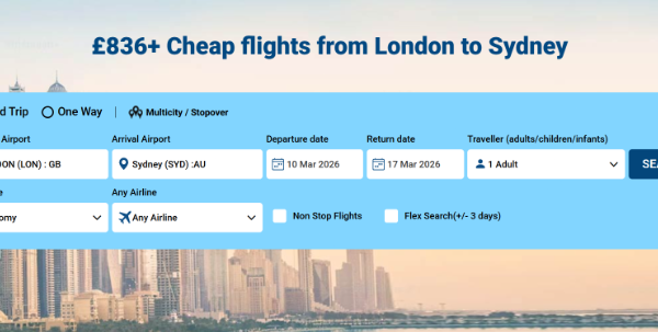 Cheap Flights from London to Sydney – Best Fares & Easy Online Booking