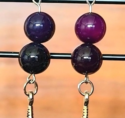 Handmade Antique Silver Filigree Earrings, Gender Neutral Style Jewelry