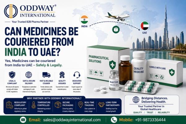Can Medicines Be Couriered from India to UAE? Safe Shipping Guide – Oddway International