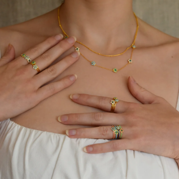 Fleury Flower Band Ring