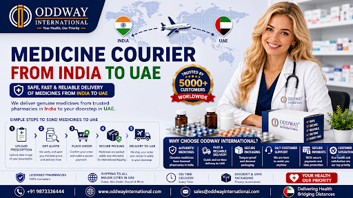 Courier Medicines from India to UAE: Importer Essentials - Oddway