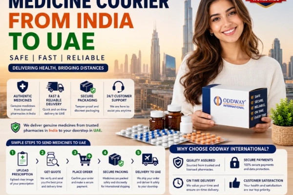 Medicine Courier from India to UAE: Wholesale Inquiry Pathway - Oddway