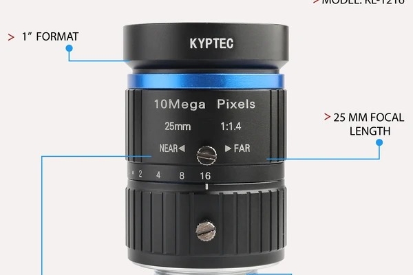 25 MM 10 MP Precision-Inspection Machine Vision Lens for 1-Inch Industrial Cameras | C-Mount – Kyptec Automation®