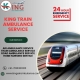 King Train Ambulance in Patna provides reliable, fast and Careful service