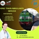 The Most Superlative Well- Furnished King Train Ambulance Service Is Now Available In Kolkata