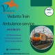 Vedanta has a skilled team for route assistance for a train ambulance in Jammu