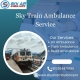 Book Sky Train Ambulance Service in Jabalpur now and transport patients quickly