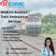 Medivic Aviation Train Ambulance in Guwahati Provides Regular Inspections during the Journey