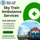 Now book the most reliable Sky Train Ambulance service in Gorakhpur which has a team of skilled doctors and nurses.