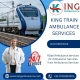 Now Book King Train Ambulance Service in Jamshedpur for Life Care