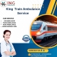 Through King Train Ambulance Service Varanasi, your patient is transported to their destination