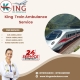 King Train Ambulance Service in Dibrugarh provides the facility of fast transfer