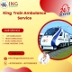 King Train Ambulance Service in Luck now transports your patient to their destination quickly.