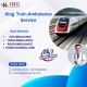 King Train Ambulance Service in Dibrugarh transports your patient to their destination quickly.