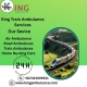 King Train Ambulance Services in Darbhanga is used to transfer patients