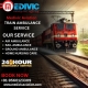 Medivic Aviation Train Ambulance in Guwahati Provides Quality Care During Travel