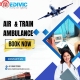 Medivic Train Ambulance from Ranchi Provide Advanced Life Support Facilitated Services to the Patients