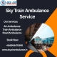 Hire Sky Train Ambulance service in Ranchi to transport your critical patient to the hospital immediately