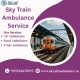 Book Sky Train Ambulance service in Raipur and transport the patient safely at a low cost
