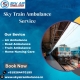 Sky Train Ambulance Services in Bhopal provides its train ambulance service during sensitive inter-city journeys