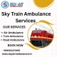 Book Sky Train Ambulance Services in Patna to transport your critical patient to the hospital immediately