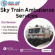 Avail Sky Train Ambulance Services in Guwahati to take care of patients in emergency situations.