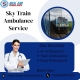 Get Sky Train Ambulance Service with an Expert Medical Team in Siliguri