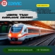 Medivic Train Ambulance in Delhi handles all procedure minutely