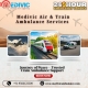 Medivic Fast and Secure train Ambulance in Patna has now become easy and safe