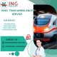 King Train Ambulance Service in Bhopal transports your patient to their destination quickly.