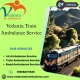 Vedanta Train Ambulance in Vellore is known for Delivering a Seamless Patient Transfer Experience