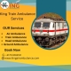 King ICU Train Ambulance in Ranchi – Genuine Pricing Is Given For Our Life Support Service