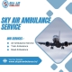 Sky Air Ambulance From Kolkata To Delhi 24/7 Available