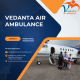 Vedanta Air Ambulance Service provide riskless transportation facilities in Hyderabad