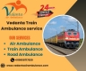 Vedanta Train Ambulance in Bhopal, Choose Medical Transportation Services at Affordable Prices