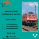 Vedanta Train Ambulance from Raipur takes complete care of the patients’ needs during transfer