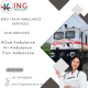 Choose King Ambulance Service in Siliguri now to take care of your injured patient.