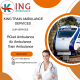 Book the cheapest and fastest King Train Ambulance service in Silchar for your patient