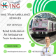 Book King Train Ambulance Service to take your sick patient to the hospital as soon as possible