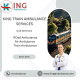 Book King Train Ambulance Service in Siliguri for your critical patient now