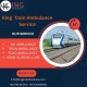 King Train Ambulance in Jamshedpur transfers your sick patient at a very low cost