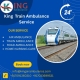 Use the King Train Ambulance Service in Siliguri which provides a comfortable transportation